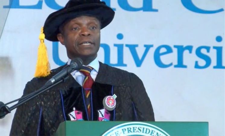 Prof. Yemi Osinbajo&#039;s speech at the 10th Convocation Ceremony